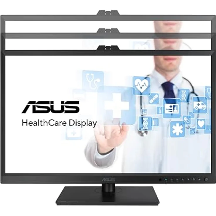 ASUS Healthcare OLED HA3281A 32 Zoll 4K UHD Monitor - 8MP 3840 x 2160 10-bit, DICOM zertifiziert, AGLR, eingebautes Kolorimeter, Auto Kalibrierung - Ergonomisch, DP 1.4, HDMI, USB-C mit 15W – Bild 5