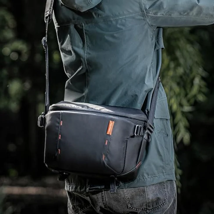 Pgytech Fotorucksack OneMo Sling 7L Space Black, Kameratasche mit Crossbody Tragemöglichkeit – Bild 3