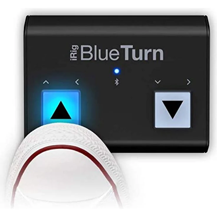 IK Multimedia iRig BlueTurn, Wireless MIDI Controller mit beleuchteten Tasten, Schwarz – Bild 4