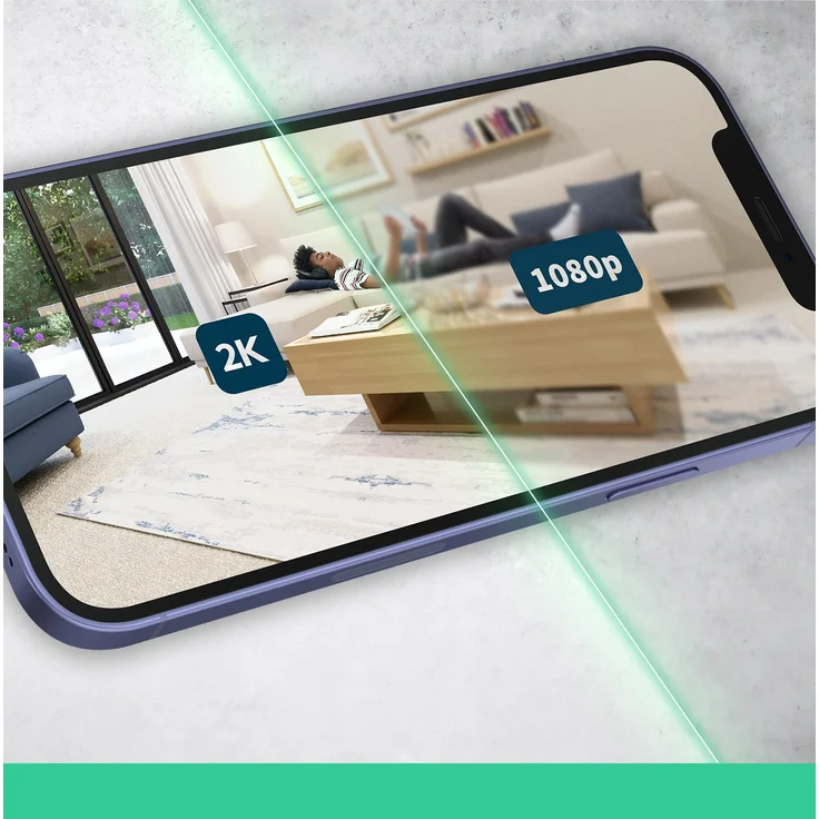 Arlo Essential 2K Indoor-Kamera  - 1er Set - Weiß – Bild 2