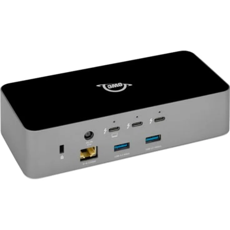 OWC 11-Port Thunderbolt 5 Dock (Thunderbolt, 11 Ports), Dockingstation + USB Hub, Schwarz – Bild 2