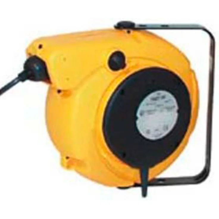 Gifas Electric 242283 Kabeltrommel 10m, 3x1,5 mm² H05VV-F, mit automatischem Kabelaufrollen und IP42 Schutzart