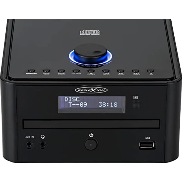 REFLEXION HIF79DAB Stereo Micro HiFi System Kompaktanlage (DAB+, UKW Radio, Bluetooth, USB Anschluss, AUX, 2x40 W) mit Fernbedienung – Bild 3