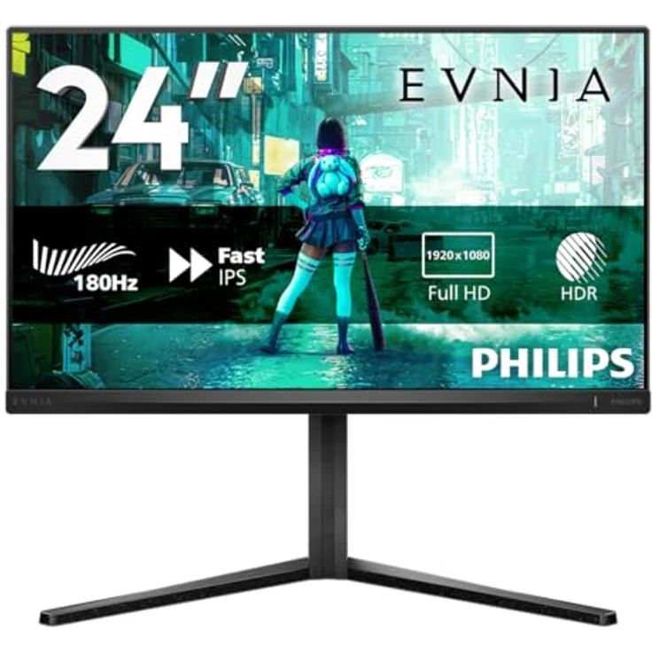 Philips Evnia 24M2N3200A: 23,8-Zoll Full-HD VA-Monitor mit 165 Hz, 1 ms Reaktionszeit, 300 cd/m² Helligkeit und integrierten Lautsprechern – Bild 3