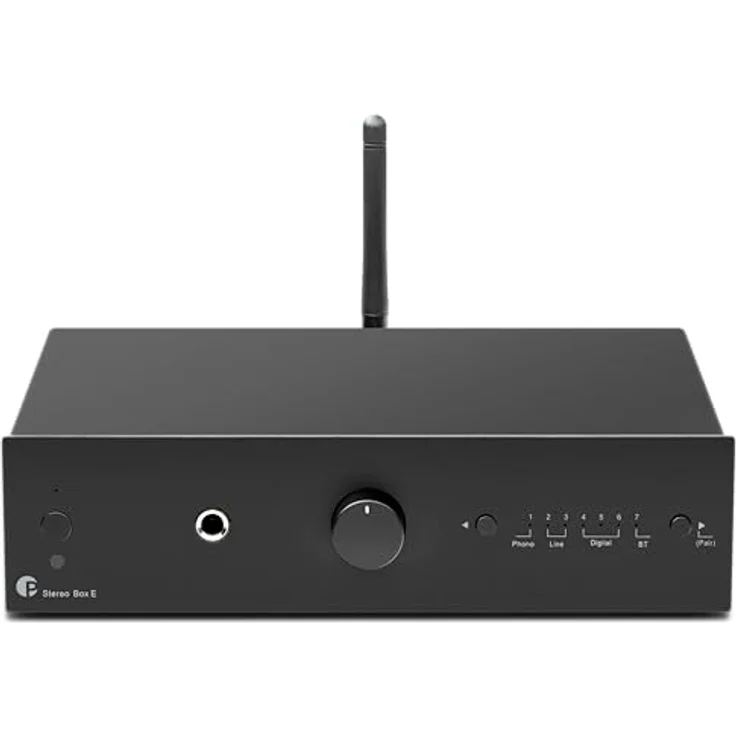 Pro-Ject Stereo Set E Phono, HiFi Einsteiger Set mit Plattenspieler, Verstärker, 2-Wege-Lautsprechern und Kabel, schwarz – Bild 3