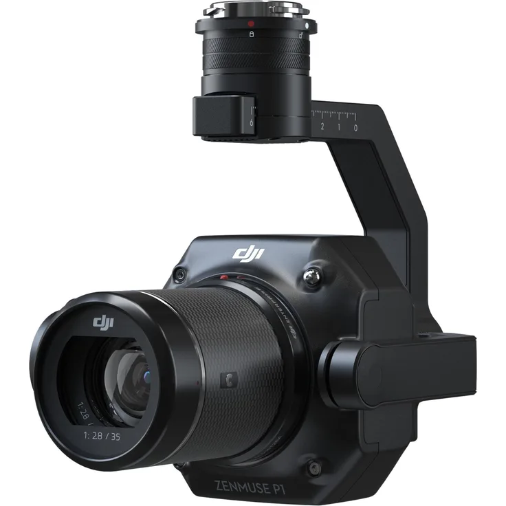 DJI Zenmuse P1 Gimbal-Kamera, 4K Ultra HD 45 MP, Vollformat-Sensor, optimiert für Photogrammetrie, schwarz