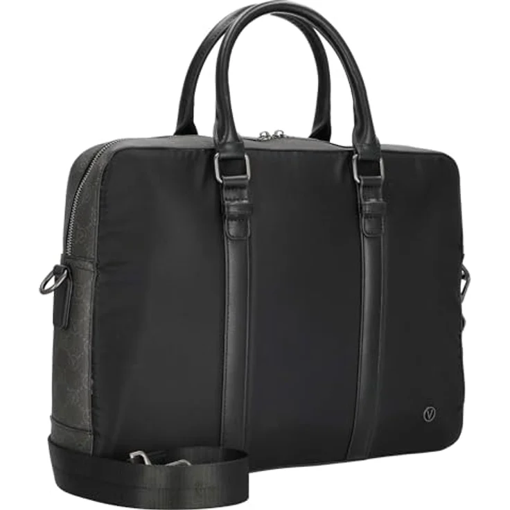 Valentino Nemesys Aktentasche 41 cm mit Laptopfach, schwarz, 100% Polyester – Bild 5