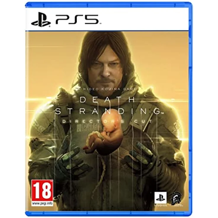 Playstation JUEGO SONY PS5 DEATH STRANDING DIRECTOR'S CUT, PS5-Games, 100% uncut PEGI Version, Deutsch spielbar, 4K-Auflösung, 60 FPS, 3D-Audio, haptisches Feedback, Adaptive Trigger, Ultra-Breitbild, HDR.