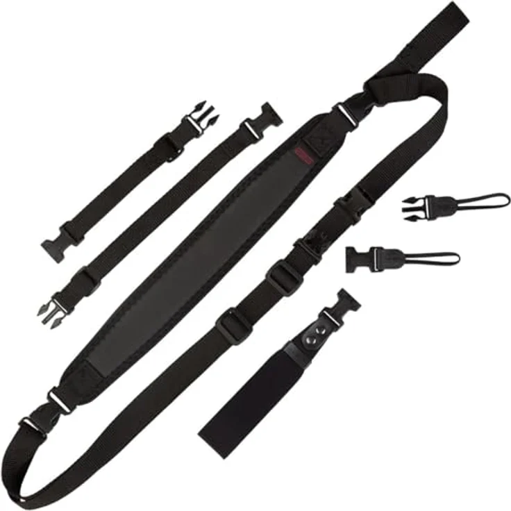 OP-TECH USA 1001001 Super Classic Combo Kameragurt-Set, Schwarz, Einzeln, schwarz – Bild 8