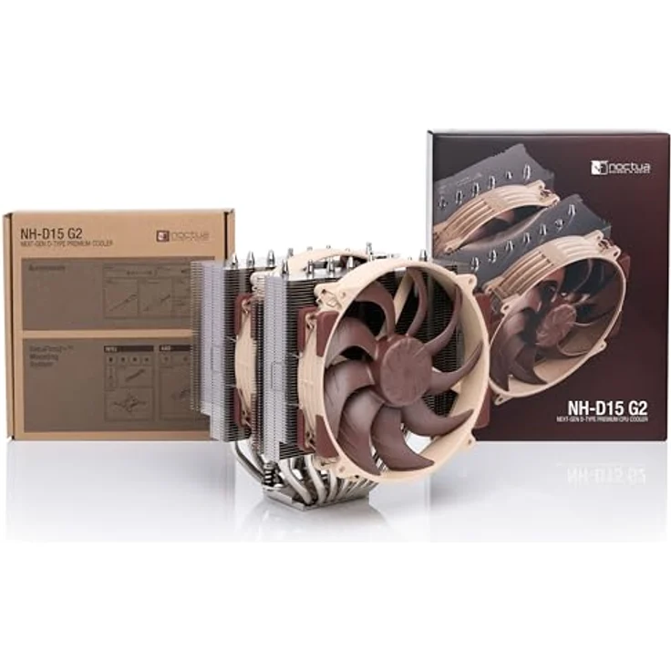 Noctua NH-D15 G2 Dual Tower CPU-Kühler, Standard-Allround-Version Empfohlen für AMD AM5 und Intel LGA1700 (Braun) – Bild 4