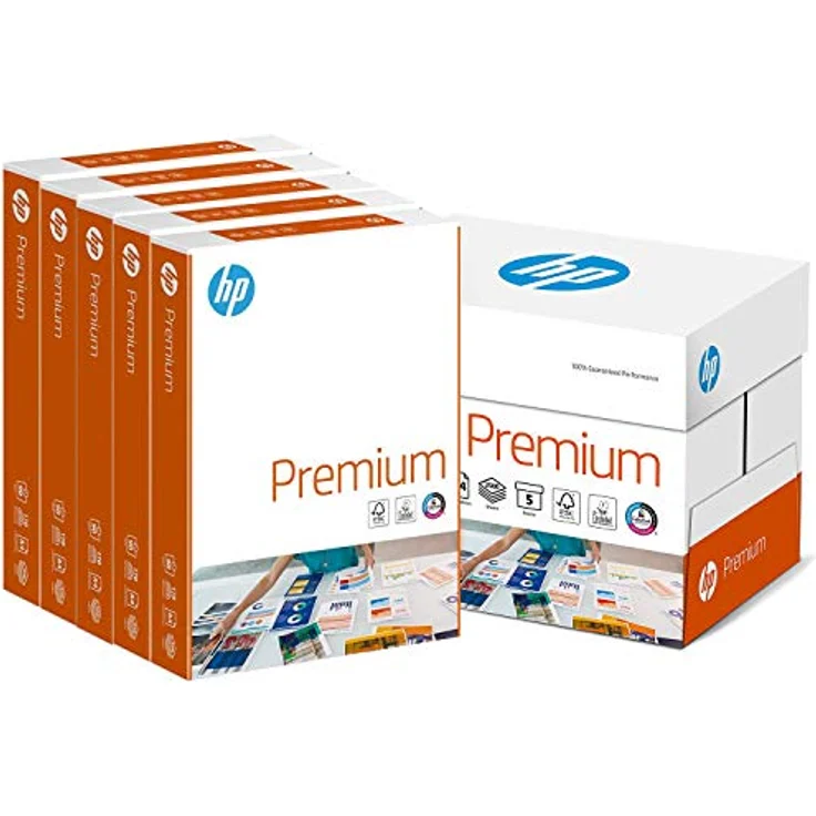 HP Premium Druckerpapier CHP 852 - 90 g, DIN-A4, 2.500 Blatt (5x500), weiß, Extraglatt – Bild 2