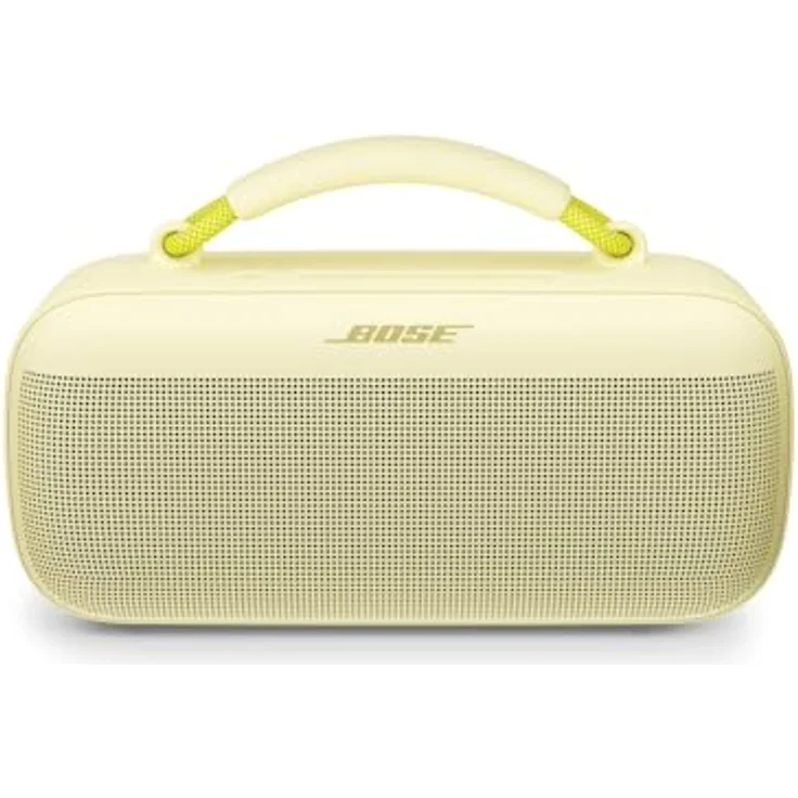 Bose SoundLink Max, tragbarer Bluetooth Lautsprecher mit bis zu 20h Akkulaufzeit, wasserdicht, USB-C, 3,5 mm AUX-Eingang, Zitrusgelb – Bild 4