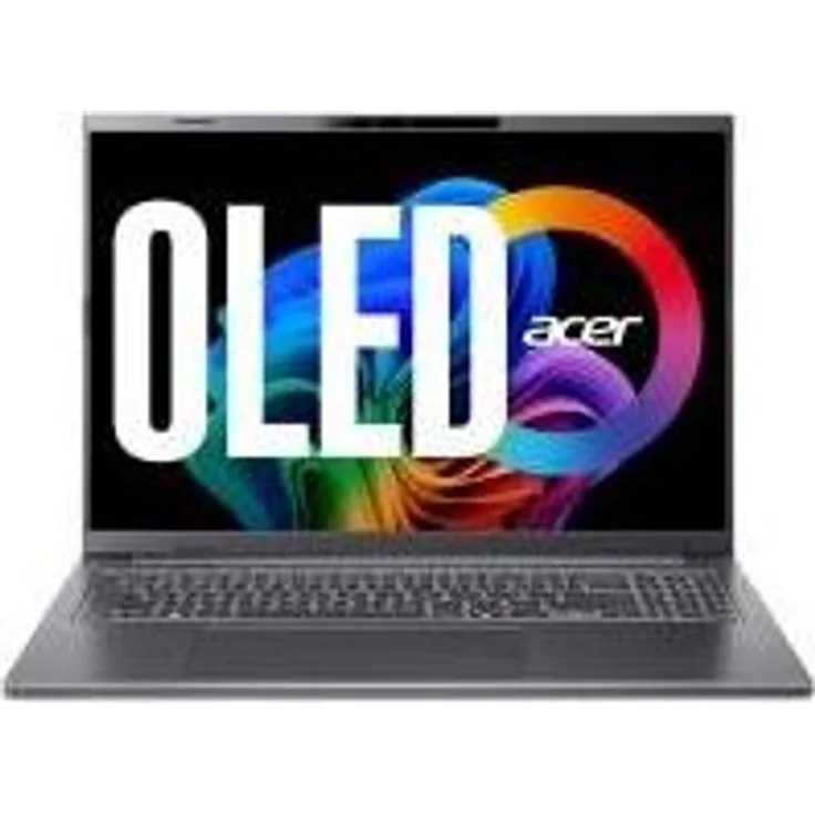 Acer Aspire 16 AI OLED (A16-61M-R0G4), 16 Zoll WUXGA OLED Notebook, AMD Ryzen AI R5-340, 16 GB RAM, 512 GB SSD, Grau