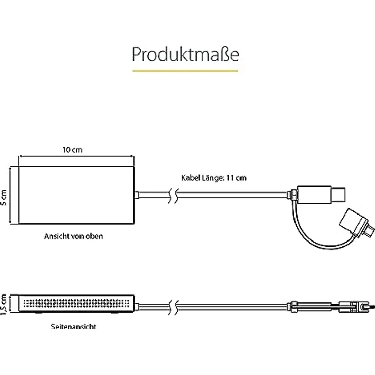 StarTech.com Dual Monitor Adapter, USB A/C auf 2x HDMI (1x 4K30Hz, 1x 1080p), externe grafikkarte, 11cm Kabel, USB 3.0 zu Bildschirm Adapter, Windows, Chrome OS & macOS (107B-USB-HDMI) – Bild 5