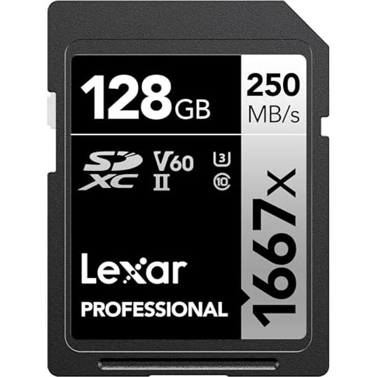 Lexar Professional SDXC UHS-II/U3 Karte 128GB – Bild 2