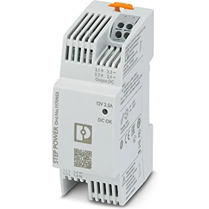 Phoenix Contact STEP POWER Netzteil, 12V dc / 2.5A, DIN-Schienen Netzteil, 100 → 240 V, 110 → 250 V