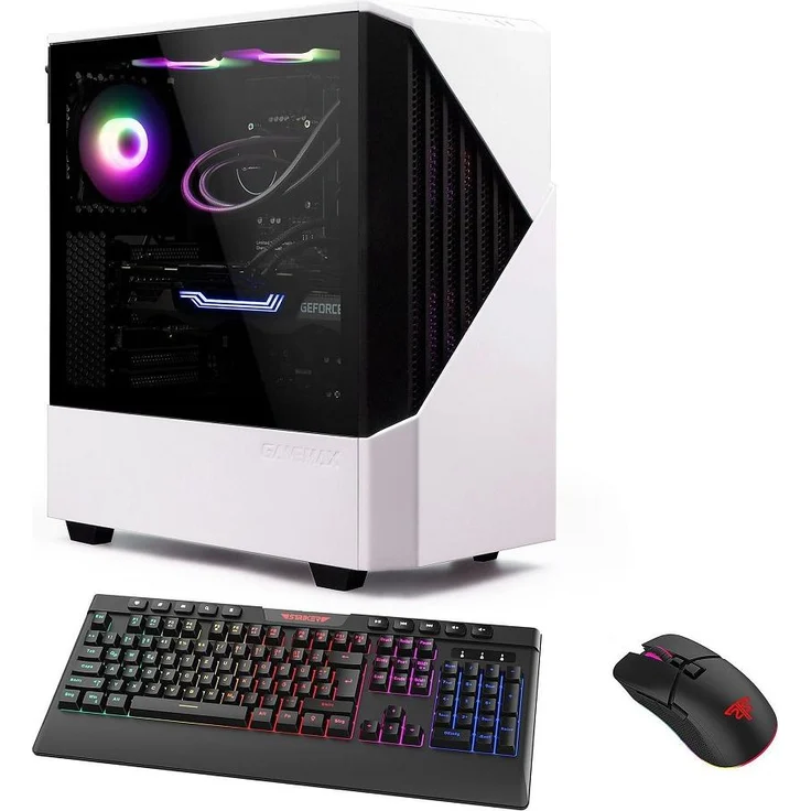 Hyrican GAMEMAX Horizon 7606 Gaming-PC, Ryzen 7 5700X, 32GB RAM, 1TB SSD, GeForce RTX 5060 8GB, Weiß, Windows 11 Home
