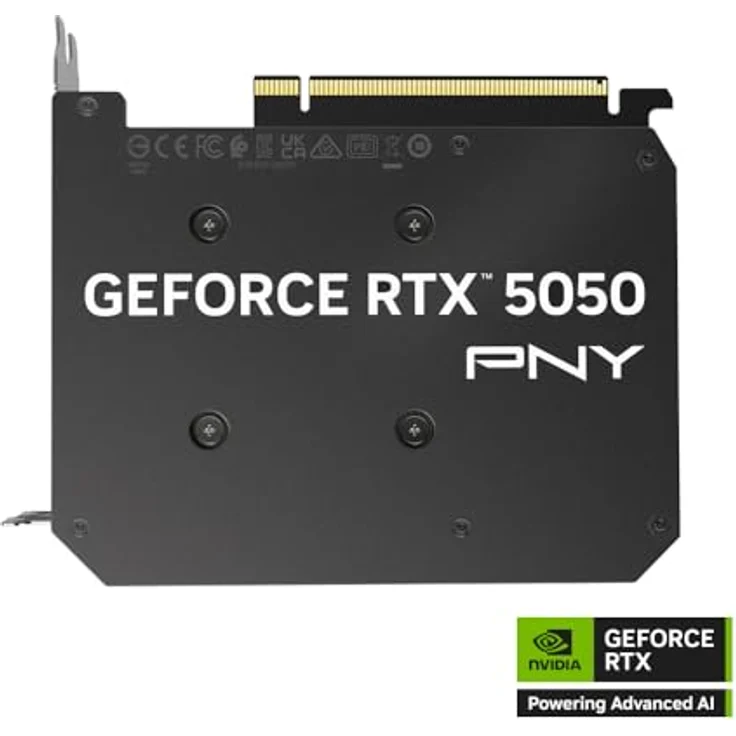 PNY GeForce RTX 5050, Grafikkarte mit 8 GB GDDR6, Single Fan, HDMI, 3xDP, 2560 CUDA-Kerne, für Gaming und kreative Anwendungen – Bild 6