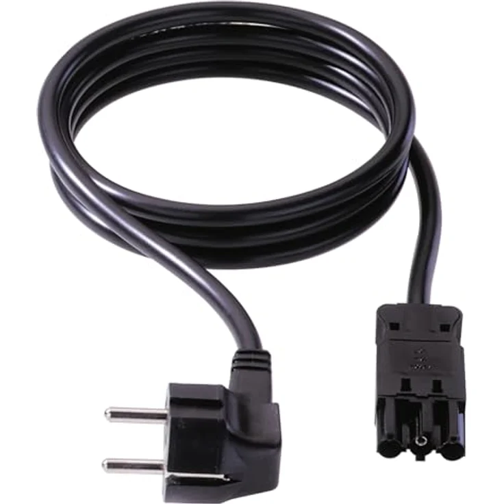 Bachmann Zuleitung 3,0m SW DESK 375.003, Verlängerungskabel in Schwarz – Bild 1