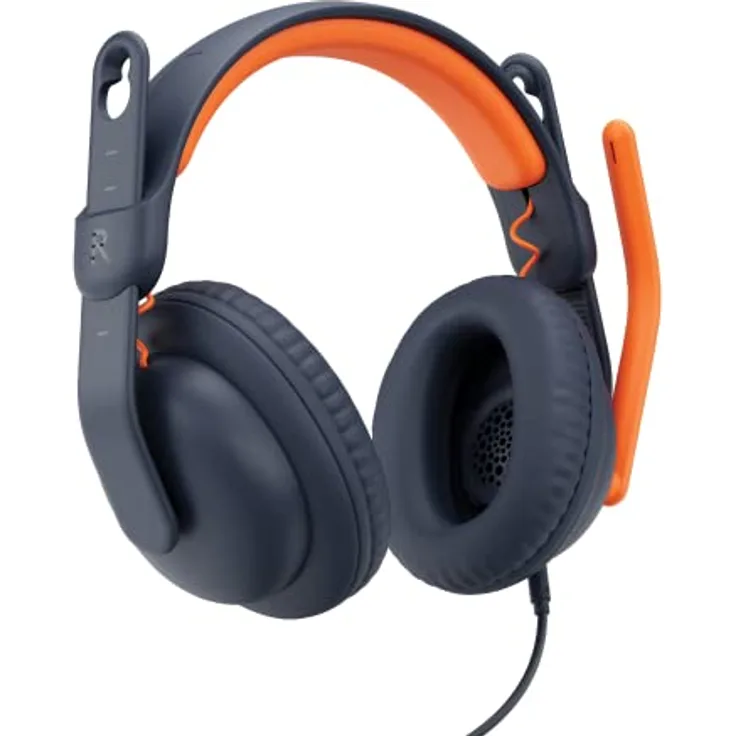 Logitech Zone Learn kabelgebundenes Headset mit Mikrofon für Schüler, Bequeme und verstellbare Passform für Kinder, 3,5 mm AUX, für Windows/macOS/iPadOS/Android/Mobilgeräte - On-Ear, Blau
