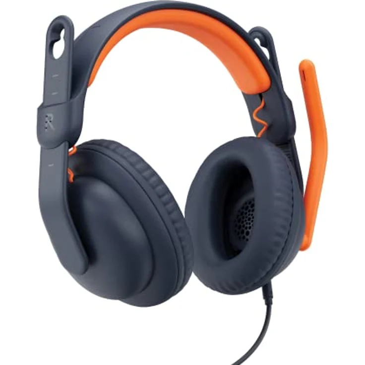 Logitech Zone Learn kabelgebundenes Headset mit Mikrofon für Schüler, Bequeme und verstellbare Passform für Kinder, 3,5 mm AUX, für Windows/macOS/iPadOS/Android/Mobilgeräte - Over-Ear, Blau – Bild 1