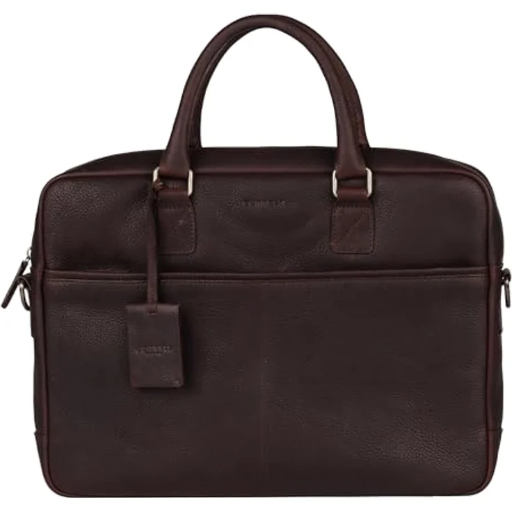 Burkely Antique Avery Aktentasche, 40 cm Leder mit Laptopfach, braun – Bild 1