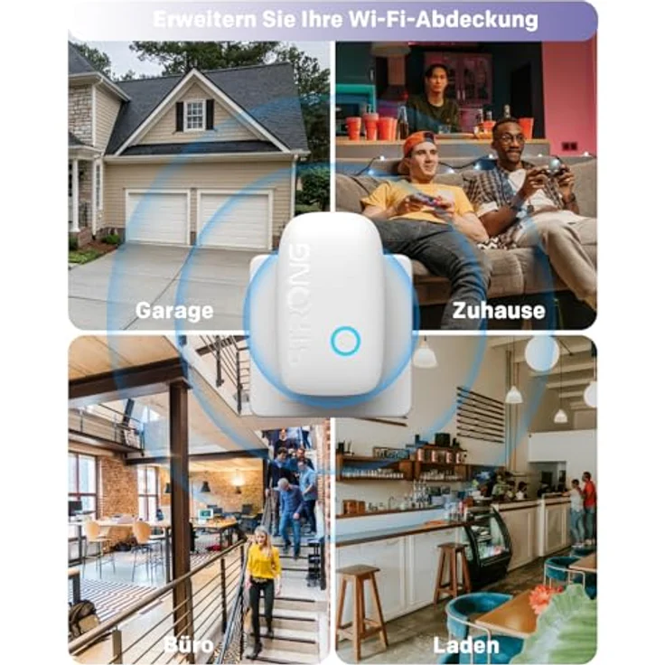 STRONG WiFi Dual Band 1200 Mbps Range Extender, weiß, zur Erweiterung der Wi-Fi-Abdeckung, ideal für Streaming und Home Office – Bild 7