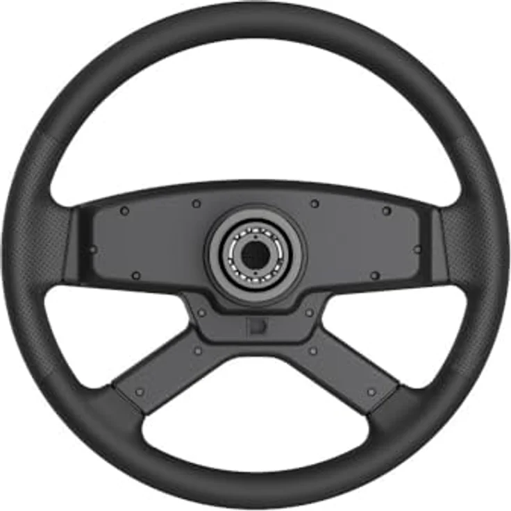 MOZA RACING TSW Truck Wheel, Gaming-Lenkrad für LKW- und Landwirtschaftssimulatoren, Schwarz, 18 Bedienelemente, Quick-Release-Anschluss, RGB-Schaltanzeige – Bild 2