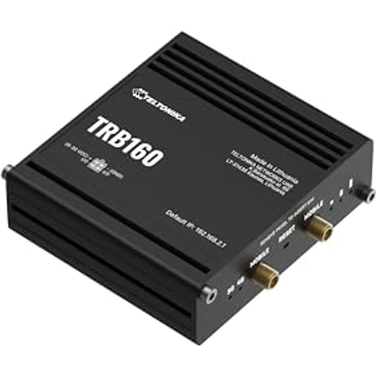 Teltonika TRB160, IoT-Gateway mit LTE Cat 6, Gigabit Ethernet und USB-C, Schwarz – Bild 2