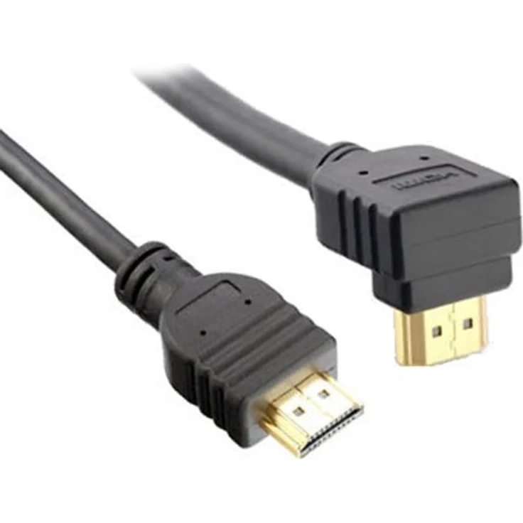 Aukson J09 HDMI Kabel 90° abgewinkelt – 3m Hochgeschwindigkeits HDMI Kabel für TV, Monitor, Beamer, 4K UHD, 1080p, ARC, Ethernet, vergoldete Stecker – Bild 1