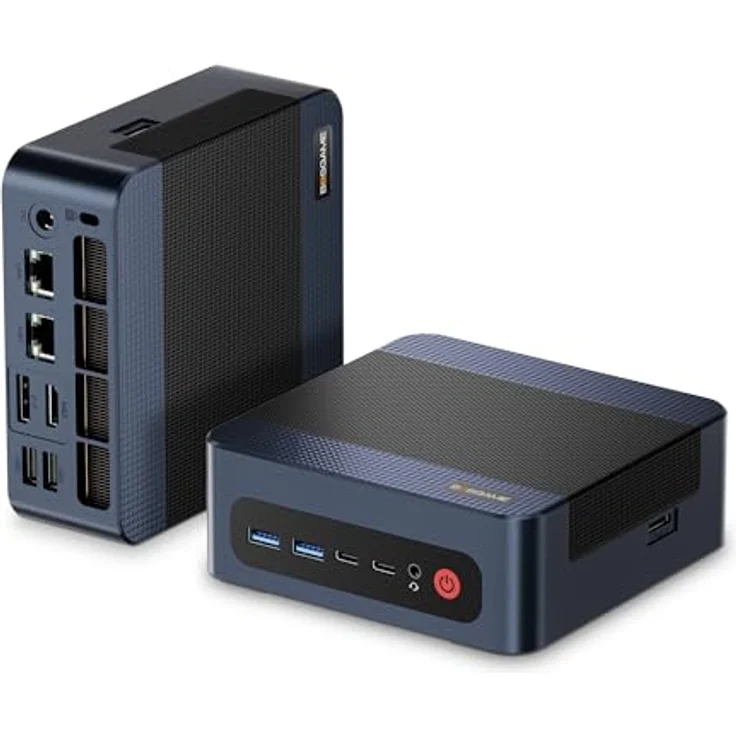 BOSGAME M4 Neo OCulink Mini Gaming PC, AMD Ryzen 7 7840HS, 8 Kerne bis 5,1 GHz, 32 GB DDR5 RAM, 1 TB PCIe 4.0 SSD, tiefviolett, USB 4.0, Wi-Fi 6E, Bluetooth 5.2 – Bild 1