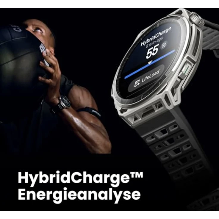 Amazfit Balance 3, Smartwatch mit 1.5 AMOLED-Display, 21 Tage Akkulaufzeit und HybridCharge™, Titanium Black – Bild 5