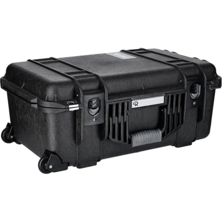 Rollei Hard Case 5737 Trolley – Extrem robuster, bruchsicherer & wasserdichter Koffer mit Flexibler Schaumstoff-Ausstattung, komfortablem Transport, automatischer Druckregulation & Diebstahlschutz in Schwarz – Bild 2
