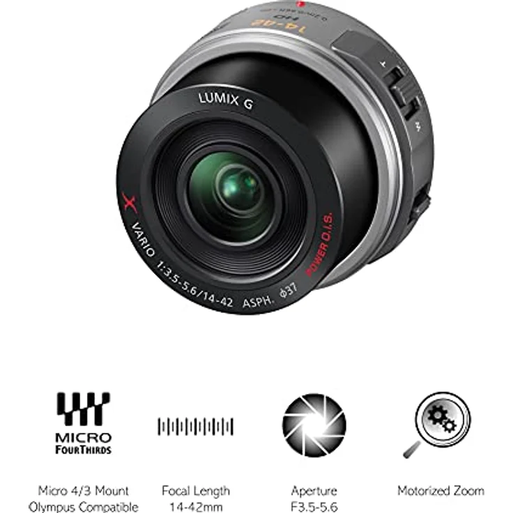 Panasonic 14 - 42 mm / F 3,5 - 5,6 G X Vario PZ HS-PS 14042 E-S für Micro Four Thirds – Bild 2