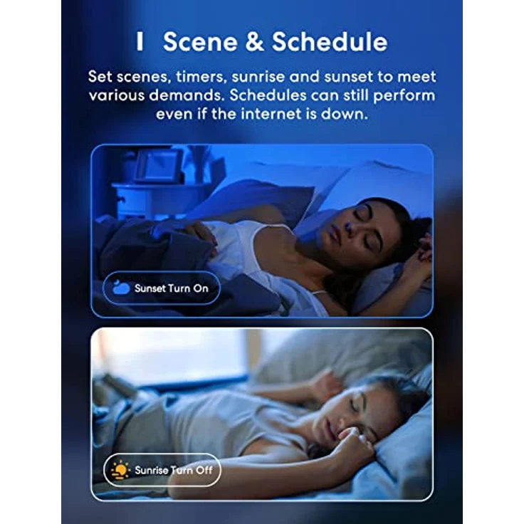 meross WLAN LED Streifen funktioniert mit Apple HomeKit, Smart RGB Strip, 12V IP20 Streifenbeleuchtung, Flexibel DIY Band Arbeiten mit Siri, Alexa und Google, für Weihnachten, Party, 5M x2 – Bild 5