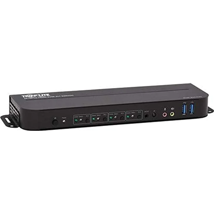 TrippLite by Eaton 4-Port HDMI/USB KVM-Switch - 4K 60 Hz, HDR, HDCP 2.2, IR, USB-Freigabe (B005-HUA4)