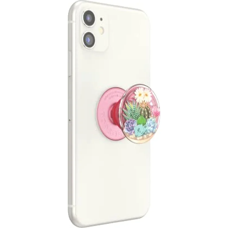 PopSockets: PopGrip - Ausziehbarer Sockel und Griff mit einem Austauschbarem Top für Smartphones und Tablets - Pokémon - Bulbasaur Terrarium – Bild 5