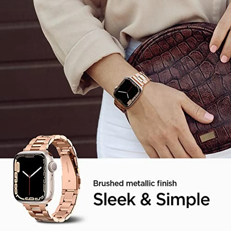 Spigen Modern Fit Entwickelt für Apple Watch Armband für 40mm - 38mm Serie 5 - Serie 4 - Serie 3-2-1 - Roségold – Bild 5