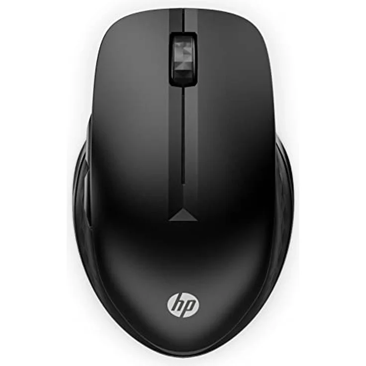 HP 430 Wireless-Maus | Wireless-Verbindung mit 2,4 GHz & Bluetooth 5.2 | USB Dongle | 4.000 dpi | 4 Tasten | für bis zu 2 Geräte | Schwarz | inkl. 1 x AA Batterie | Lebensdauer bis zu 24 Monaten – Bild 1
