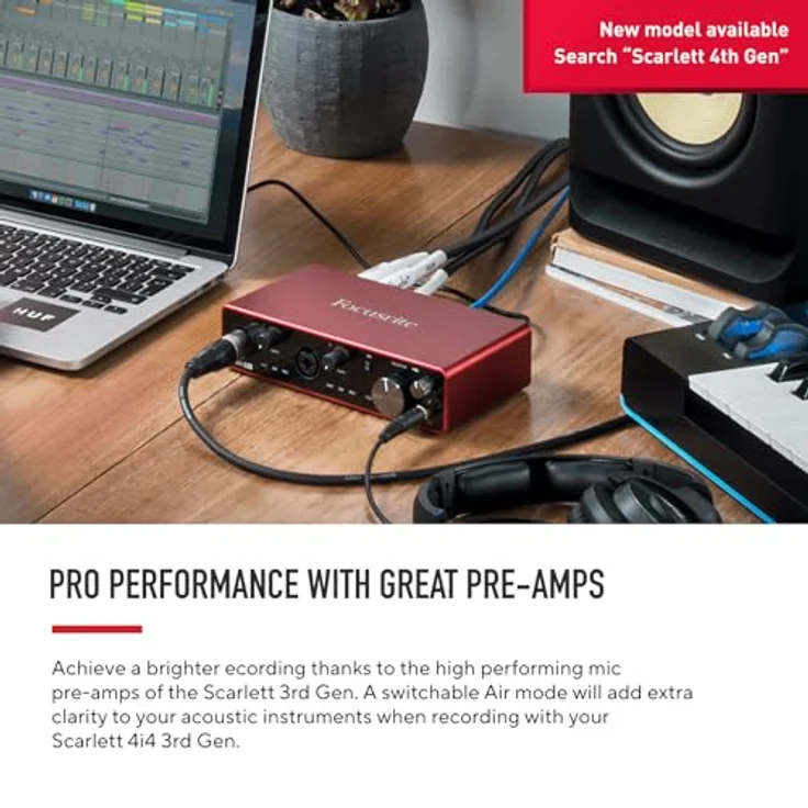 Focusrite Scarlett 4i4 3rd Gen Audio Interface – Bild 5