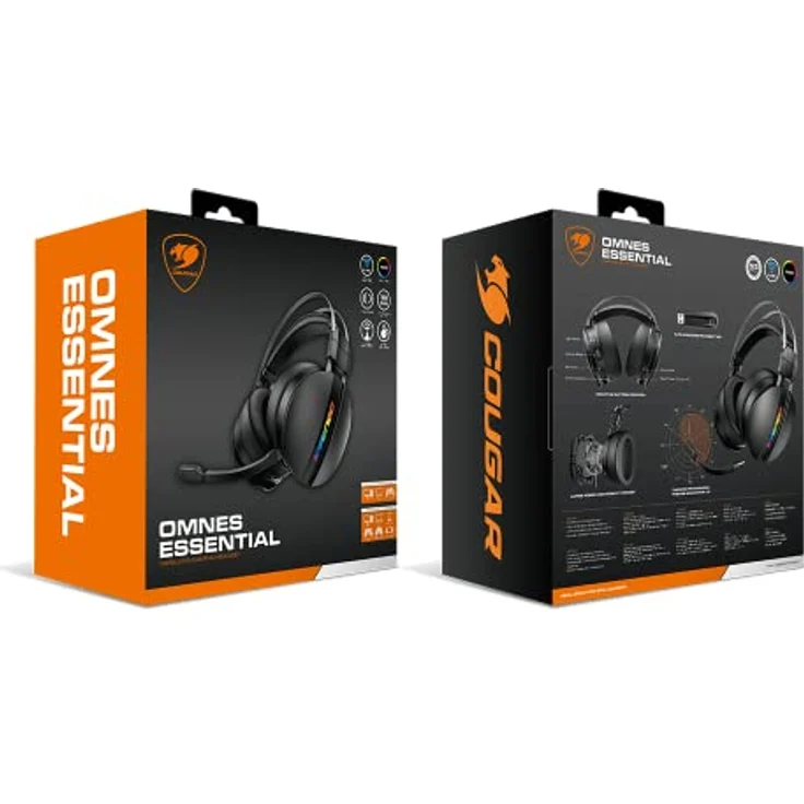 COUGAR Gaming OMNES Essential Kabellose Mikrofon-Kopfhörer, Schwarz – Bild 4