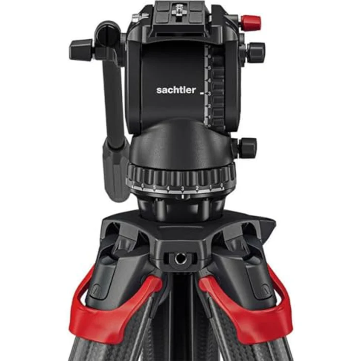 Sachtler FSB 8 MkII Fluidhead (S2069-0001), Kamera-Zubehör mit 12kg Traglast, klassische Halbkugel, PrismBubble – Bild 4