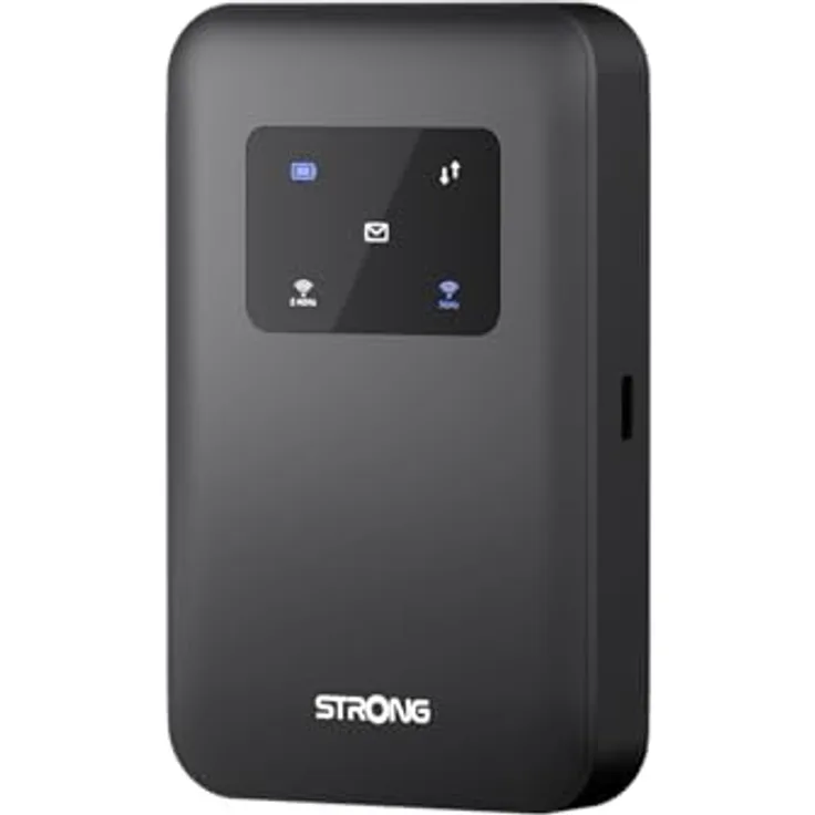 Strong 4G+ LTE MiFi Hotspot Router Wi-Fi 900, mobiler Router mit 2500 mAh Akku, Dualband-WLAN und USB Typ C