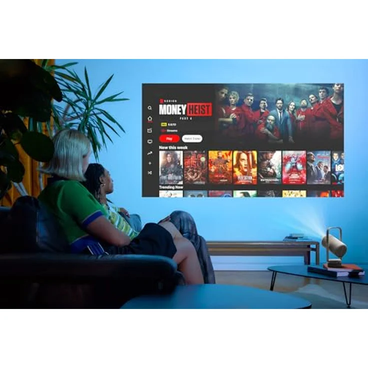 XGIMI Vibe One, Full HD Beamer mit 1.3:1 Projektionsverhältnis, grau – Bild 8