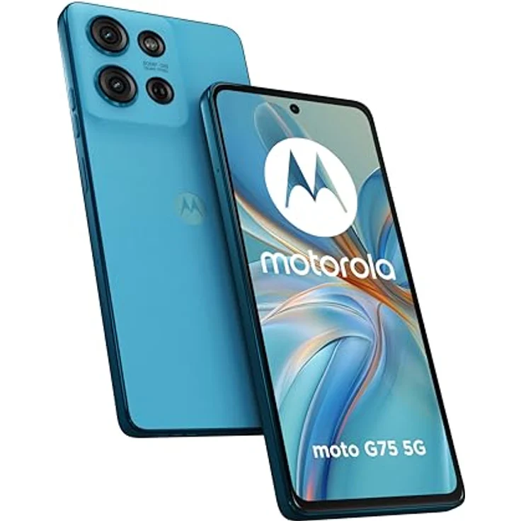 Motorola Handy Moto g75 5G 256GB, Aqua Blue, 50 MP Hauptkamera, Android 14 – Bild 1
