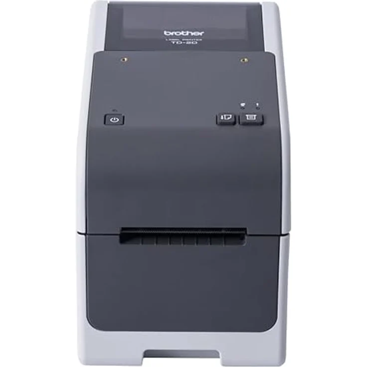 Brother TD-2310D203, Etikettendrucker mit 41209 dpi für Einzelhandel, Gesundheitswesen und Rückverfolgbarkeit, grau – Bild 1
