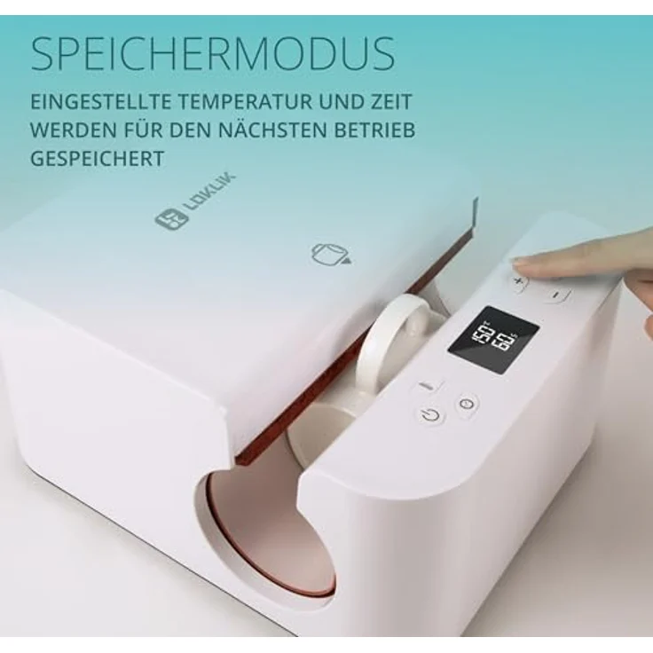 Loklik Auto Tumbler Heat Press, Heizpresse für personalisierte Tassen und Becher, weiß – Bild 9