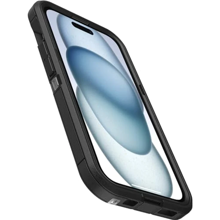 OtterBox Defender XT Hülle für iPhone 15 / 14 / 13 mit MagSafe, stoßfest, ultra-robust, schützende Hülle, 5x getestet nach Militärstandard, Transparent/Schwarz, Keine Einzelhandelsverpackung – Bild 3