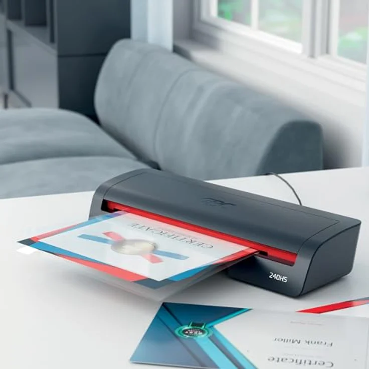 GBC Laminiergerät 240HS, Hochgeschwindigkeits-Laminierer für A3-Dokumente bis 125 µm mit 400 mm/min Laminiergeschwindigkeit und Abschaltautomatik – Bild 3