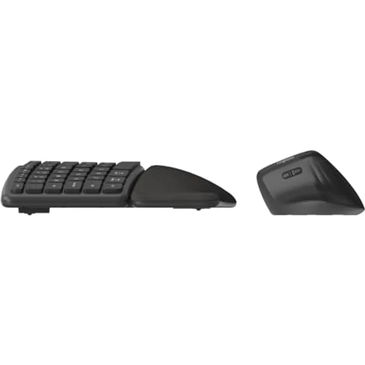 RAPOO 8810ME KOMBO, kabelloses Tastatur- und Mausset mit Multi-Modus-Verbindung, 1600 DPI, grau – Bild 2